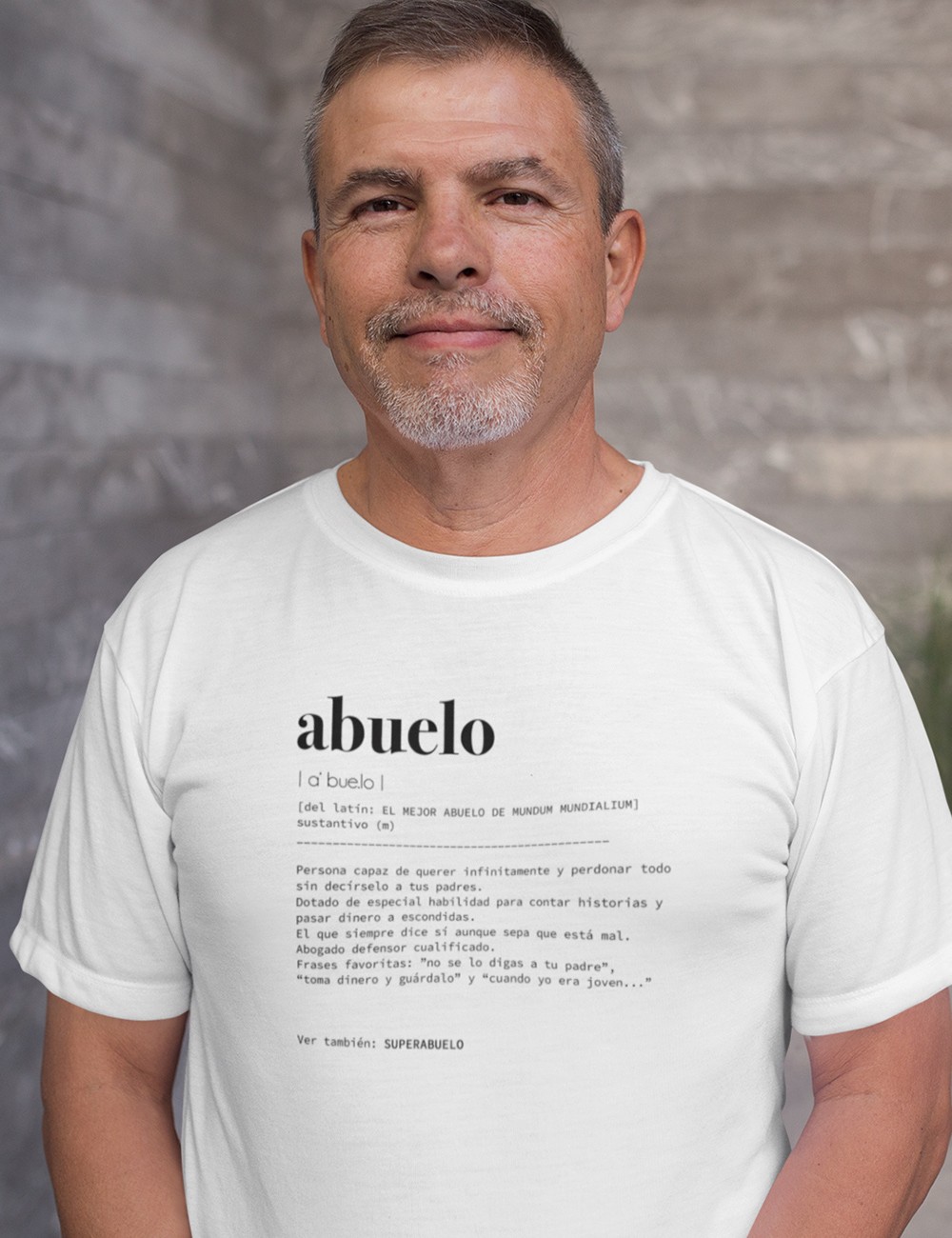 Camiseta Hombre manga corta - Abuelo