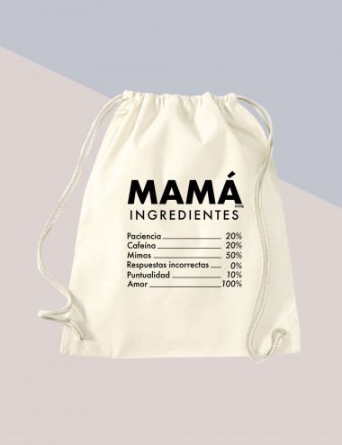 Saquito - Mamá ingredientes