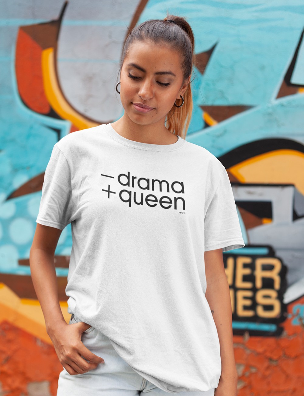 Consejos carril Enciclopedia Camiseta mujer regular - - Drama + Queen