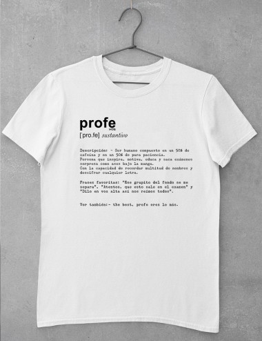 Camiseta mujer regular - Profe